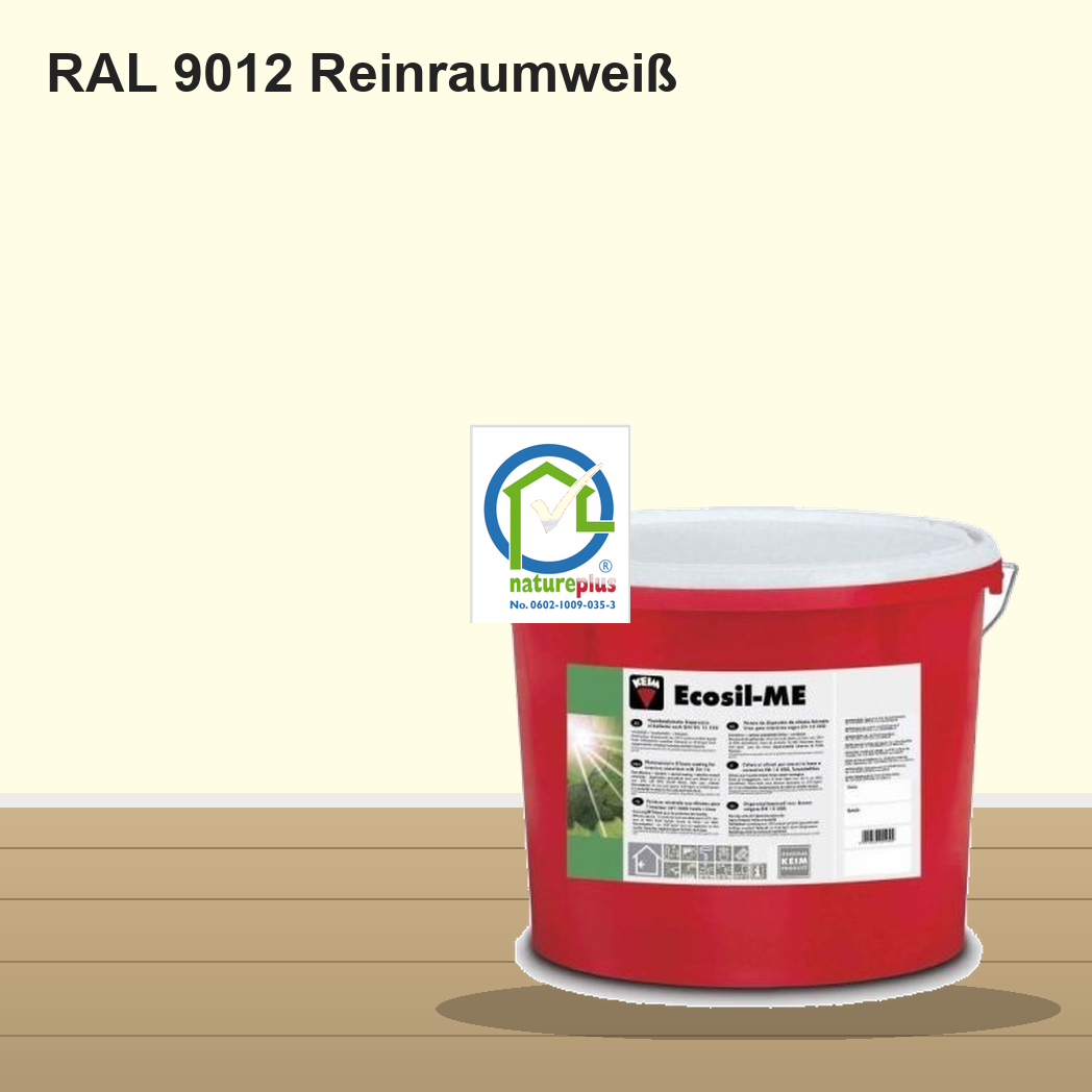 KEIM Ecosil-ME Wandfarbe RAL 9012 Reinraumweiß – mineralische Silikat-Innenfarbe, online kaufen bei Proma Farben