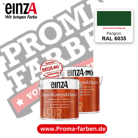 einzA Aqua-Kompaktlasur RAL 6035 Perlgrün – online kaufen bei Proma Farben