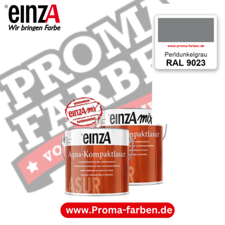 einzA Aqua-Kompaktlasur RAL 9023 Perldunkelgrau – online kaufen bei Proma Farben
