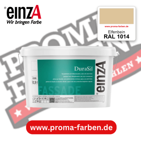 einzA DuraSil Fassadenfarbe RAL 1014 Elfenbein – online kaufen bei Proma Farben