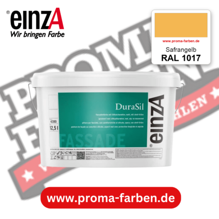 einzA DuraSil Fassadenfarbe RAL 1017 Safrangelb – online kaufen bei Proma Farben