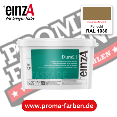 einzA DuraSil Fassadenfarbe RAL 1036 Perlgold – online kaufen bei Proma Farben
