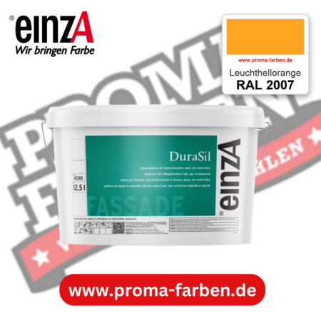 einzA DuraSil Fassadenfarbe RAL 2007 Leuchthellorange – online kaufen bei Proma Farben