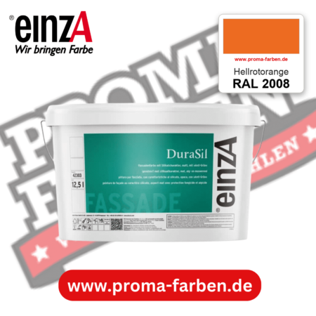 einzA DuraSil Fassadenfarbe RAL 2008 Hellrotorange – online kaufen bei Proma Farben