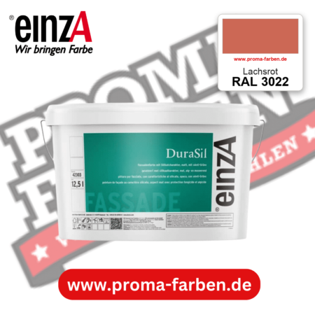 einzA DuraSil Fassadenfarbe RAL 3022 Lachsrot – online kaufen bei Proma Farben