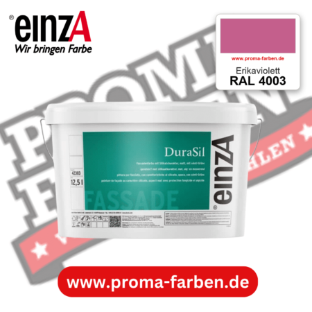 einzA DuraSil Fassadenfarbe RAL 4003 Erikaviolett – online kaufen bei Proma Farben