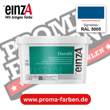 einzA DuraSil Fassadenfarbe RAL 5005 Signalblau – online kaufen bei Proma Farben