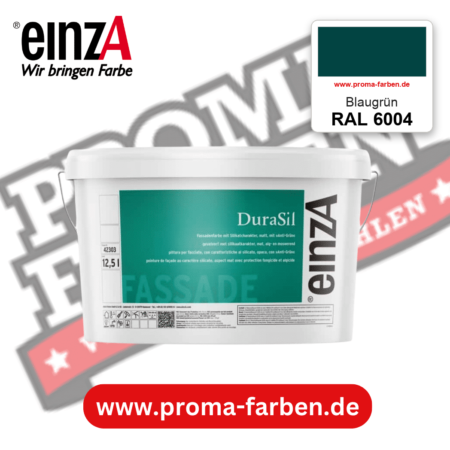 einzA DuraSil Fassadenfarbe RAL 6004 Blaugrün – online kaufen bei Proma Farben