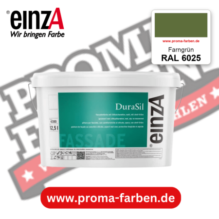 einzA DuraSil Fassadenfarbe RAL 6025 Farngrün – online kaufen bei Proma Farben