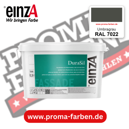 einzA DuraSil Fassadenfarbe RAL 7022 Umbragrau – online kaufen bei Proma Farben