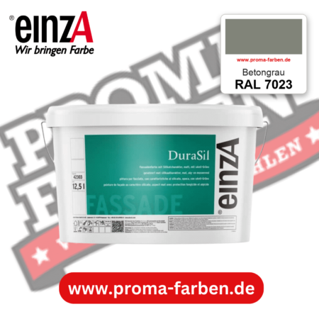einzA DuraSil Fassadenfarbe RAL 7023 Betongrau – online kaufen bei Proma Farben