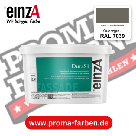 einzA DuraSil Fassadenfarbe RAL 7039 Quarzgrau – online kaufen bei Proma Farben