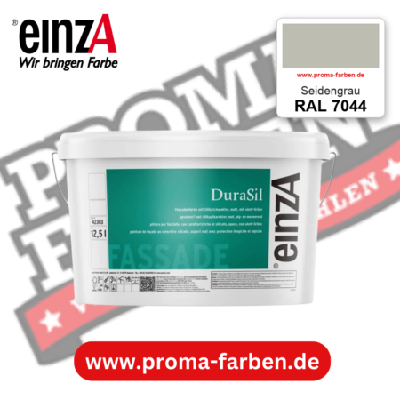 einzA DuraSil Fassadenfarbe RAL 7044 Seidengrau – online kaufen bei Proma Farben