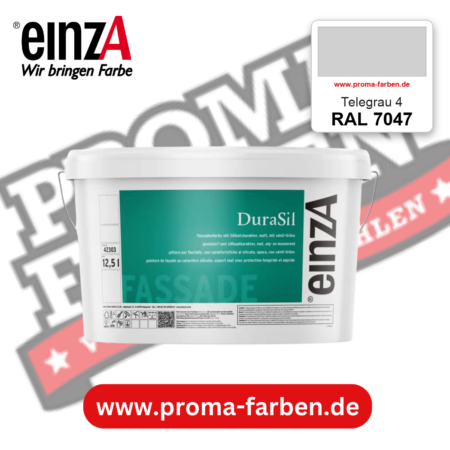 einzA DuraSil Fassadenfarbe RAL 7047 Telegrau 4 – online kaufen bei Proma Farben