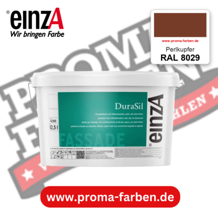 einzA DuraSil Fassadenfarbe RAL 8029 Perlkupfer – online kaufen bei Proma Farben