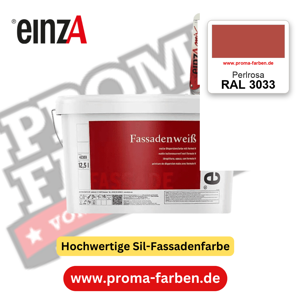 einzA Fassadenweiß RAL 3033 Perlrosa – online kaufen bei Proma Farben