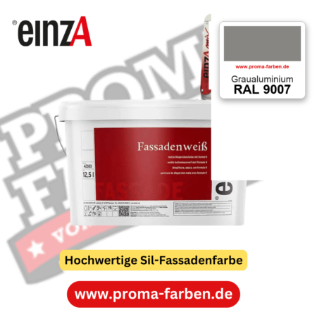einzA Fassadenweiß RAL 9007 Graualuminium – online kaufen bei Proma Farben