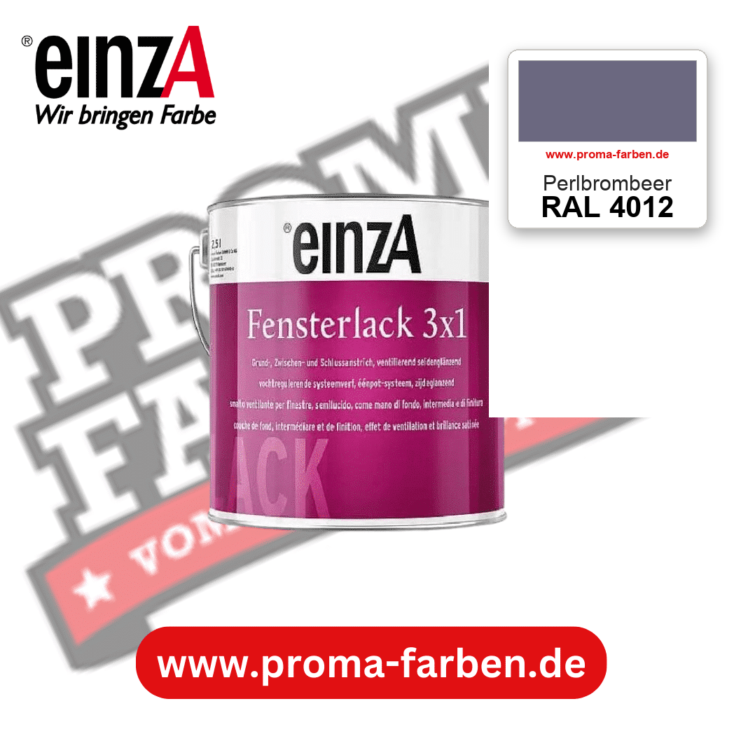 einzA Fensterlack 3x1 RAL 4012 Perlbrombeer – online kaufen bei Proma Farben