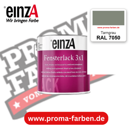 einzA Fensterlack 3x1 RAL 7050 Tarngrau – online kaufen bei Proma Farben