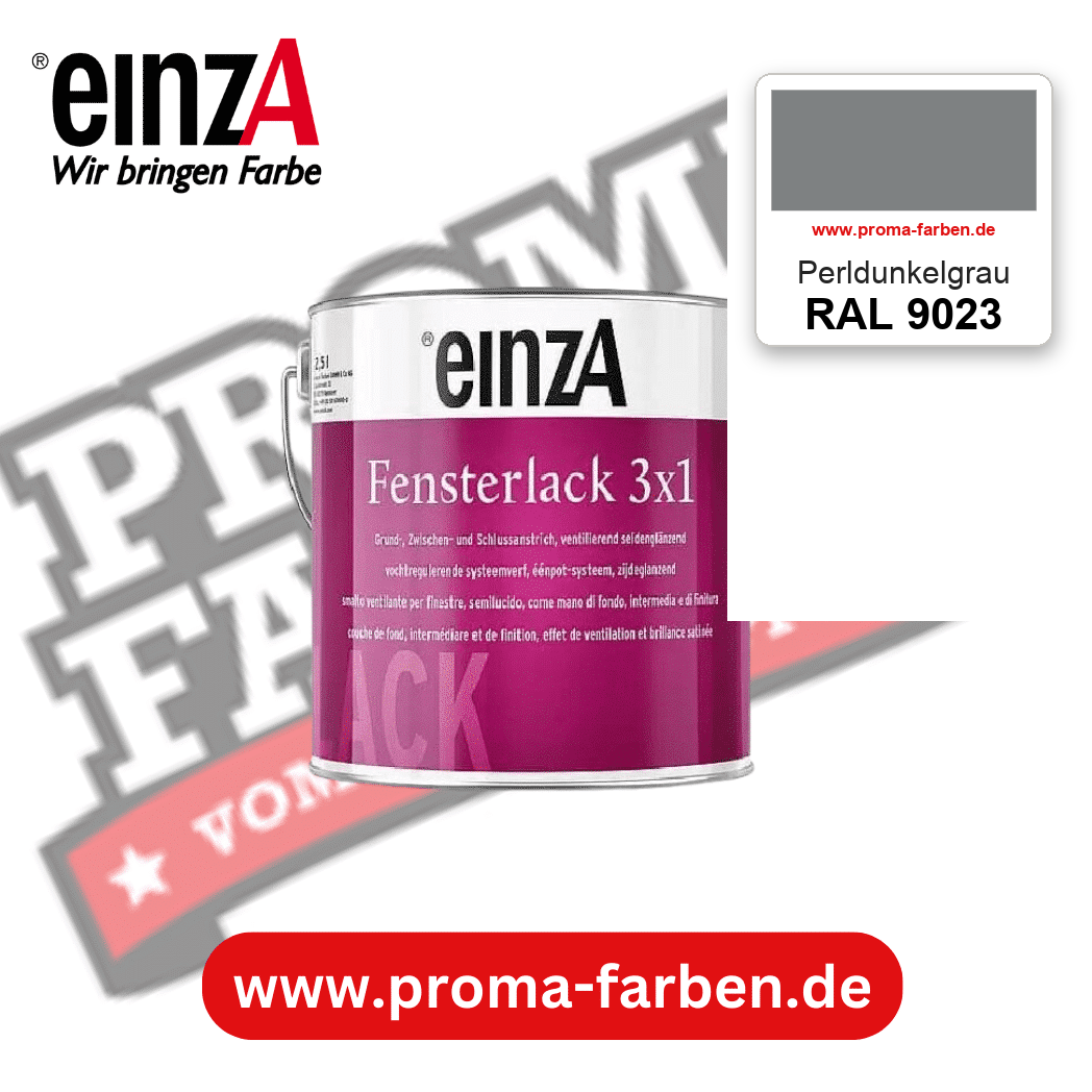 einzA Fensterlack 3x1 RAL 9023 Perldunkelgrau – online kaufen bei Proma Farben