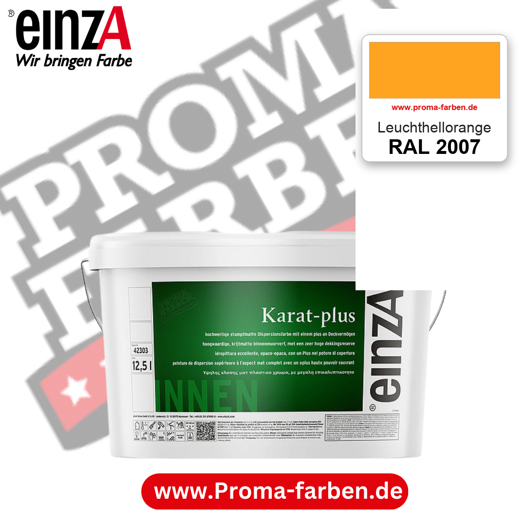 einzA Karat-plus RAL 2007 Leuchthellorange – online kaufen bei Proma Farben