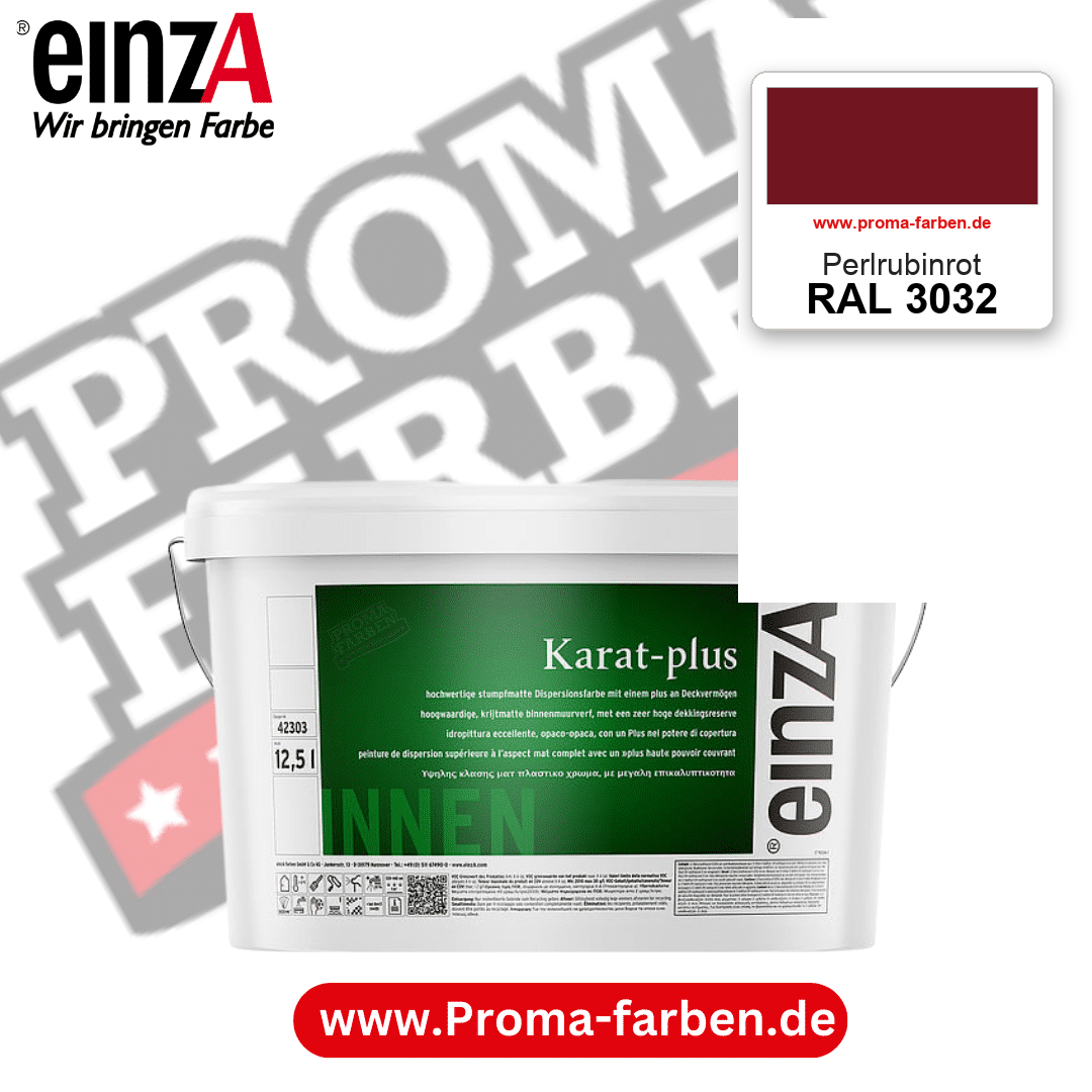 einzA Karat-plus RAL 3032 Perlrubinrot – online kaufen bei Proma Farben