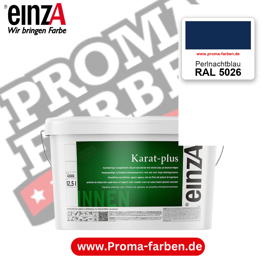 einzA Karat-plus RAL 5026 Perlnachtblau – online kaufen bei Proma Farben