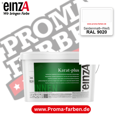 einzA Karat-plus RAL 9020 Seidenmatt–Weiß – online kaufen bei Proma Farben