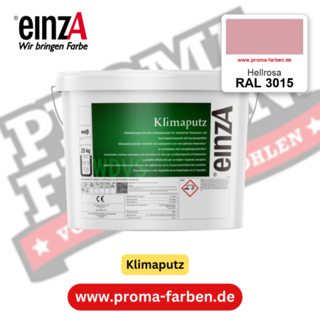 einzA Klimaputz RAL 3015 Hellrosa – online kaufen bei Proma Farben
