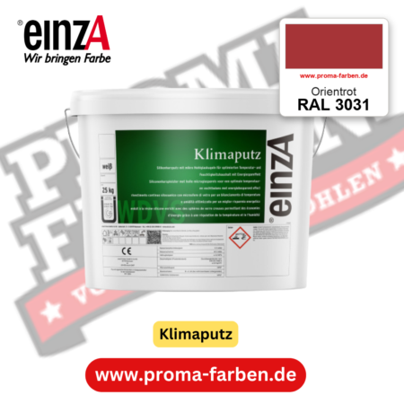 einzA Klimaputz RAL 3031 Orientrot – online kaufen bei Proma Farben
