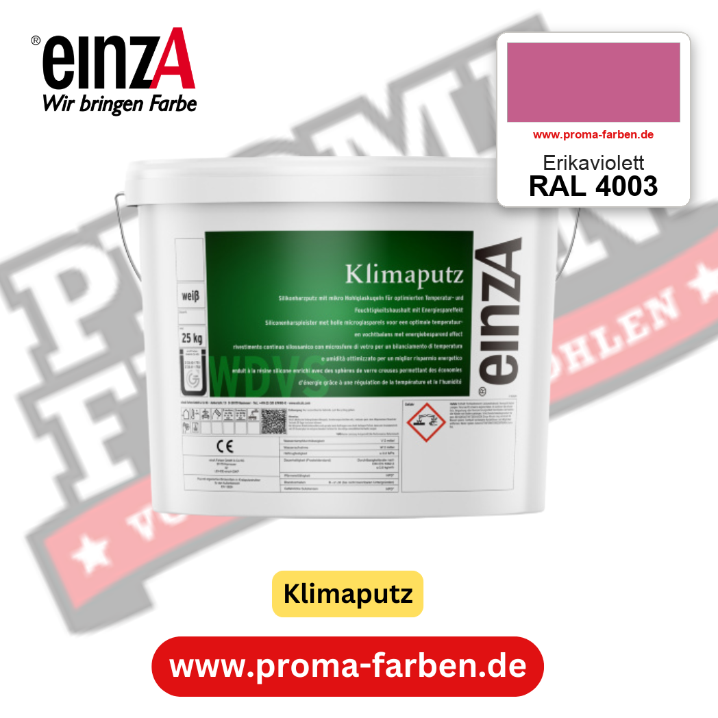 einzA Klimaputz RAL 4003 Erikaviolett – online kaufen bei Proma Farben