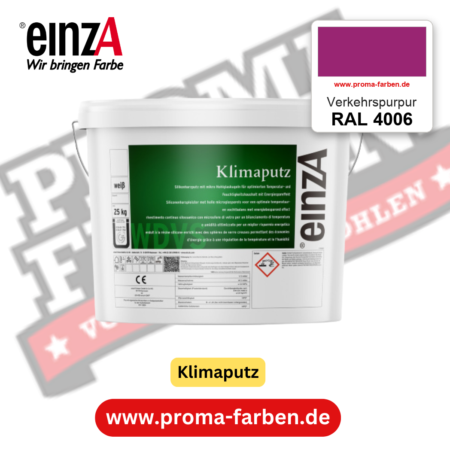 einzA Klimaputz RAL 4006 Verkehrspurpur – online kaufen bei Proma Farben