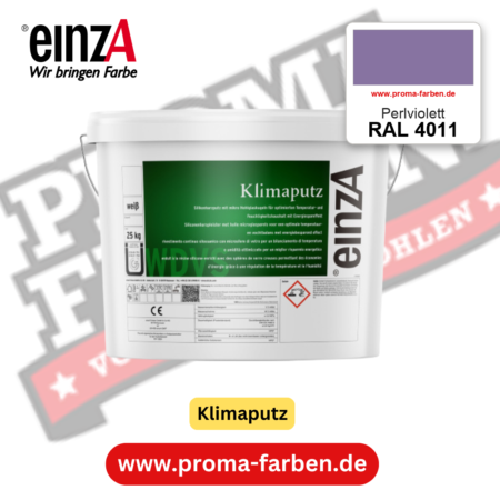 einzA Klimaputz RAL 4011 Perlviolett – online kaufen bei Proma Farben