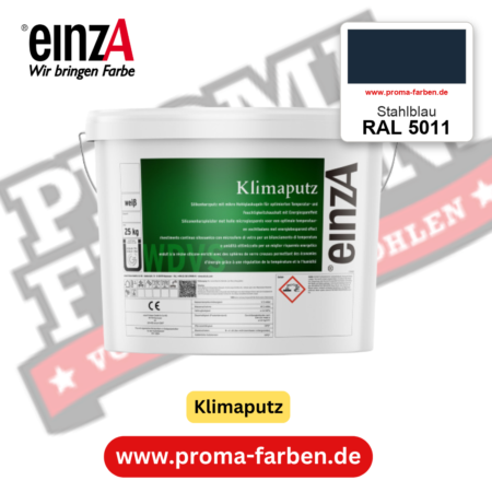 einzA Klimaputz RAL 5011 Stahlblau – online kaufen bei Proma Farben
