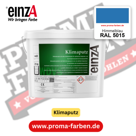 einzA Klimaputz RAL 5015 Himmelblau – online kaufen bei Proma Farben