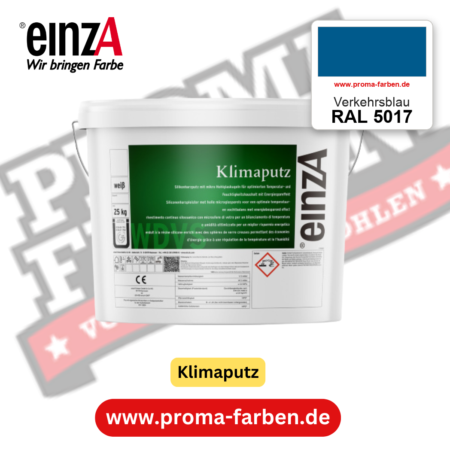 einzA Klimaputz RAL 5017 Verkehrsblau – online kaufen bei Proma Farben
