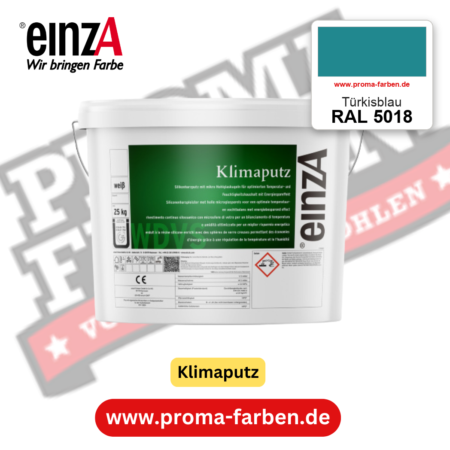 einzA Klimaputz RAL 5018 Türkisblau – online kaufen bei Proma Farben