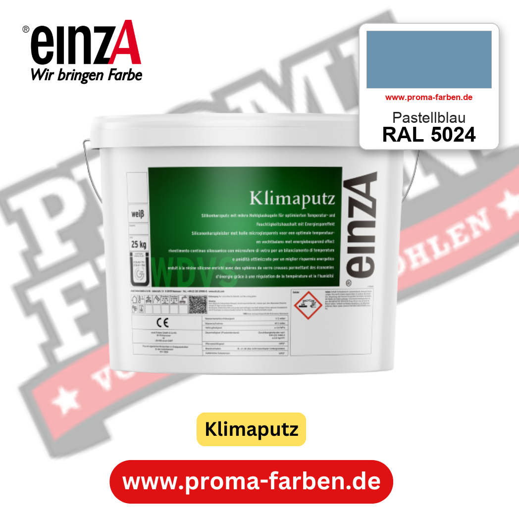 einzA Klimaputz RAL 5024 Pastellblau – online kaufen bei Proma Farben