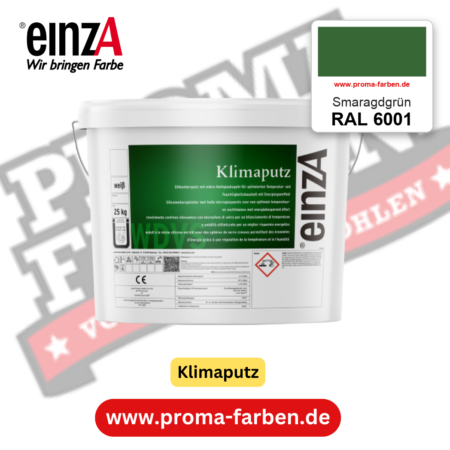 einzA Klimaputz RAL 6001 Smaragdgrün – online kaufen bei Proma Farben