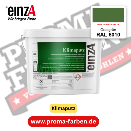einzA Klimaputz RAL 6010 Grasgrün – online kaufen bei Proma Farben