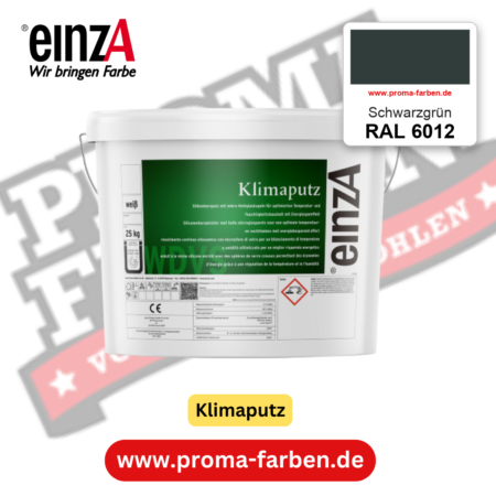 einzA Klimaputz RAL 6012 Schwarzgrün – online kaufen bei Proma Farben