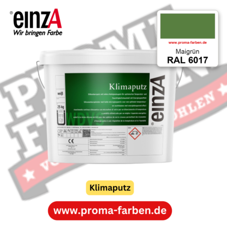 einzA Klimaputz RAL 6017 Maigrün – online kaufen bei Proma Farben