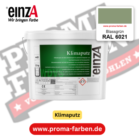 einzA Klimaputz RAL 6021 Blassgrün – online kaufen bei Proma Farben