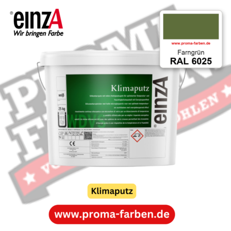 einzA Klimaputz RAL 6025 Farngrün – online kaufen bei Proma Farben