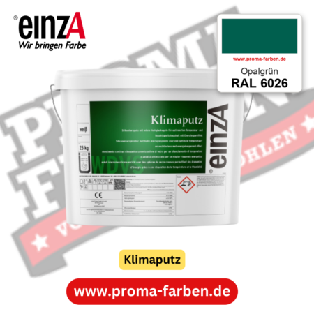 einzA Klimaputz RAL 6026 Opalgrün – online kaufen bei Proma Farben