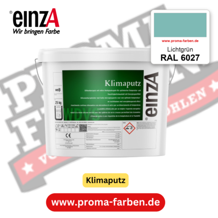 einzA Klimaputz RAL 6027 Lichtgrün – online kaufen bei Proma Farben
