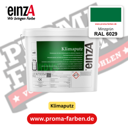 einzA Klimaputz RAL 6029 Minzgrün – online kaufen bei Proma Farben