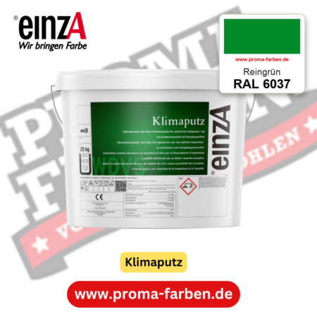 einzA Klimaputz RAL 6037 Reingrün – online kaufen bei Proma Farben