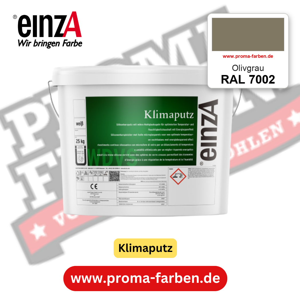einzA Klimaputz RAL 7002 Olivgrau – online kaufen bei Proma Farben