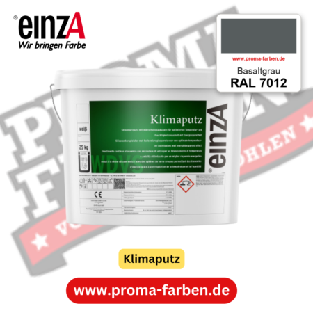 einzA Klimaputz RAL 7012 Basaltgrau – online kaufen bei Proma Farben
